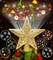 Christmas Tree Topper Star Lighted with 6 Projection Modes( Gold)